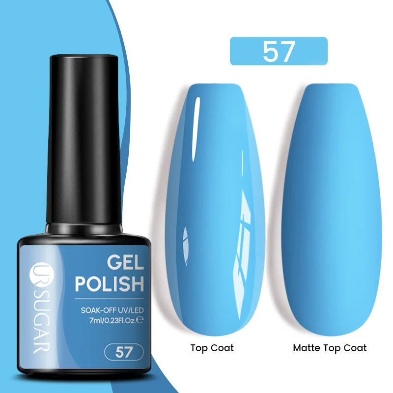Dark Red Gel Nail Polish – Soak-Off LED/UV Gel Varnish for Salon & Home Use