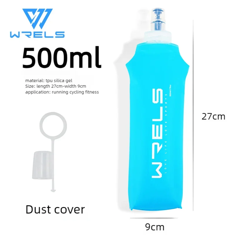 150ml Collapsible Sports Water Bottle - BPA Free Soft Flask for Running & Cycling