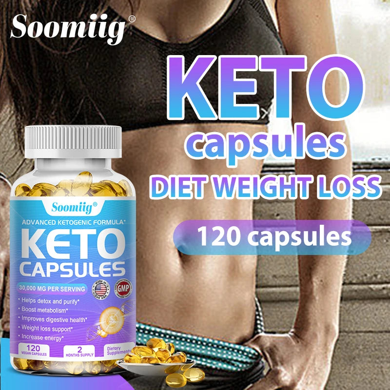 Apple Cider Vinegar Keto Capsules - Fat Burning, Detox & Metabolism Booster