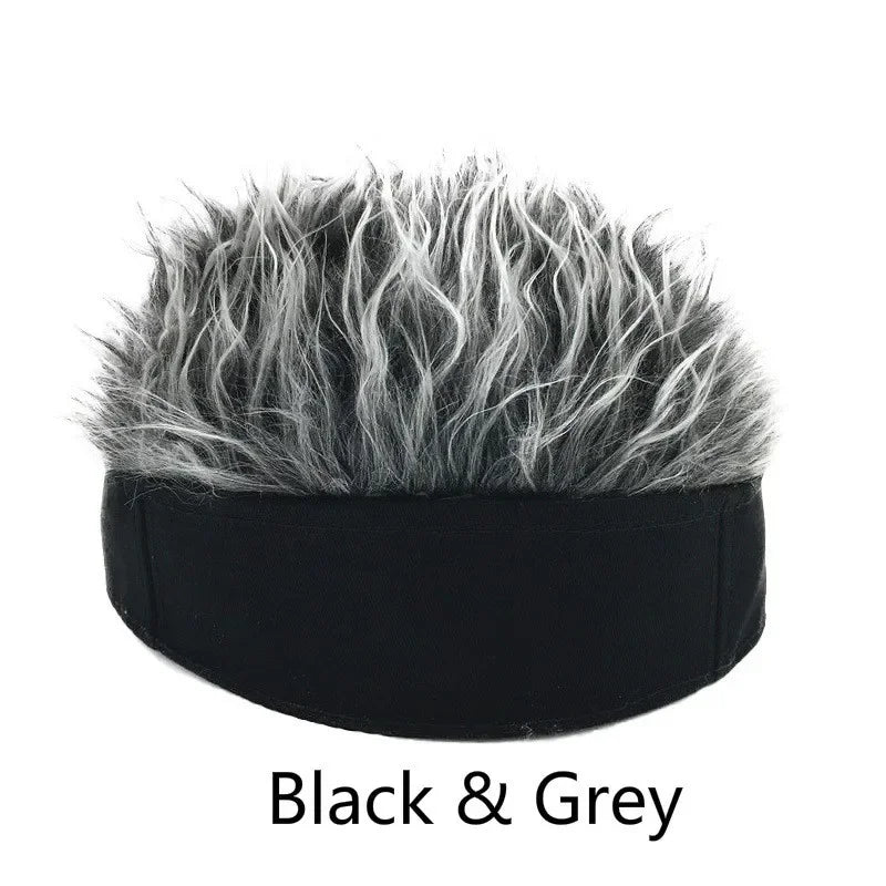 Cosplay Wig Cap - Adjustable Hip-Hop Cartoon Hair Hat for Role-Playing & Performance