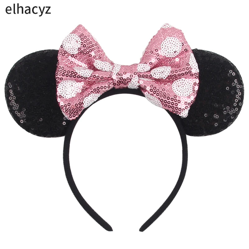 Disney Minnie Mouse Ear Hairband – Princess Party Gift for Girls & Disney Fans
