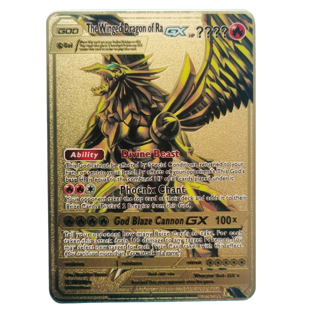 Pokemon Gold Metal Cards – Mewtwo, Pikachu GX & Charizard VMAX Collector Set