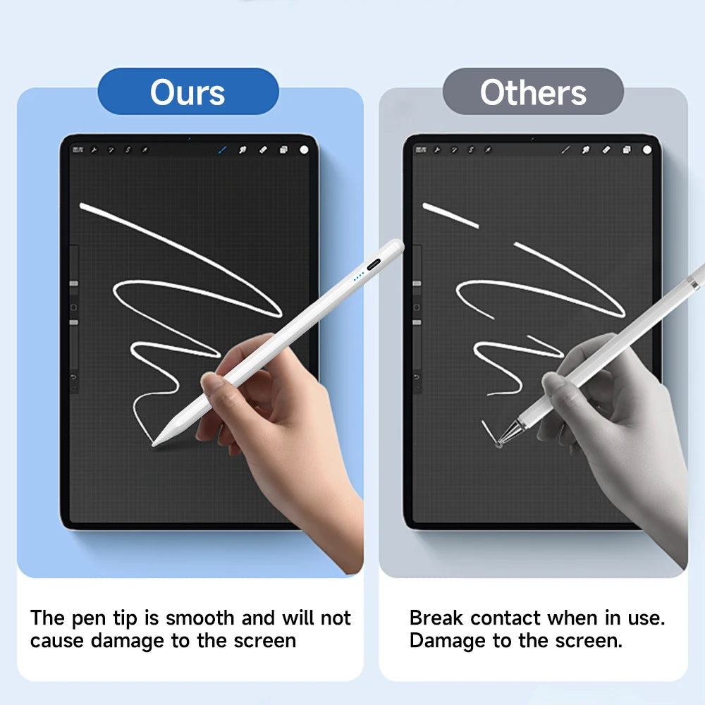 Universal Stylus Pen – Touch Pen for iPad, iPhone, Android Tablets & Smartphones + Pencil Case & Tips
