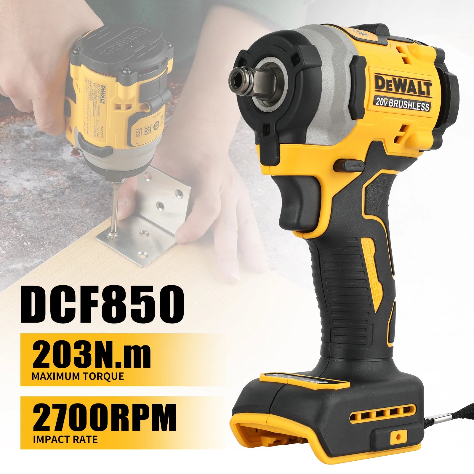 🔥 HUGE SALE! DeWalt DCF850 + DCF887 20V Brushless Combo - Professional Impact Wrench & Screwdriver Set