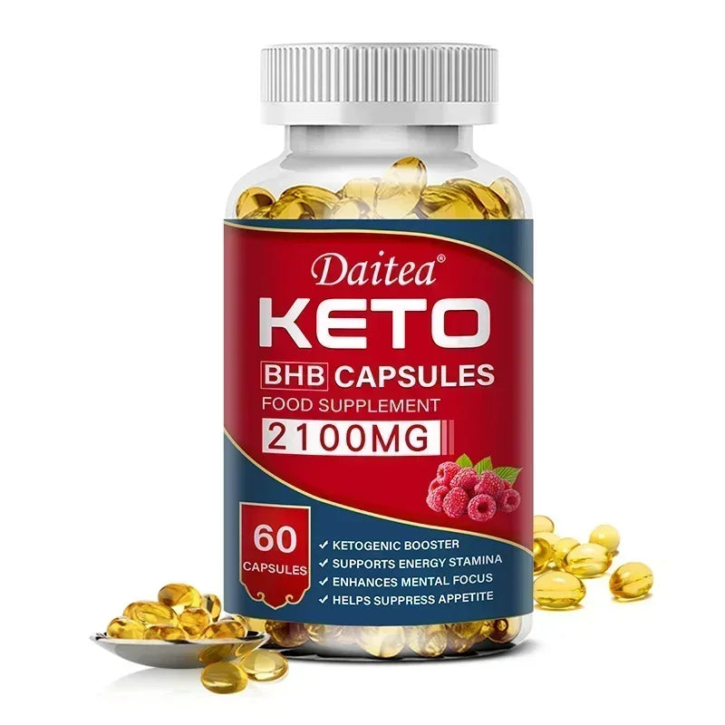 Keto BHB Capsules with Apple Cider Vinegar - Weight Loss, Energy & Focus Support