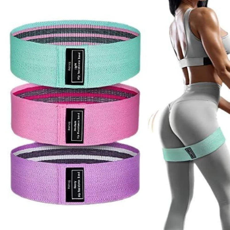 Pilates Yoga Elastic Resistance Bands – Legs & Booty Workout