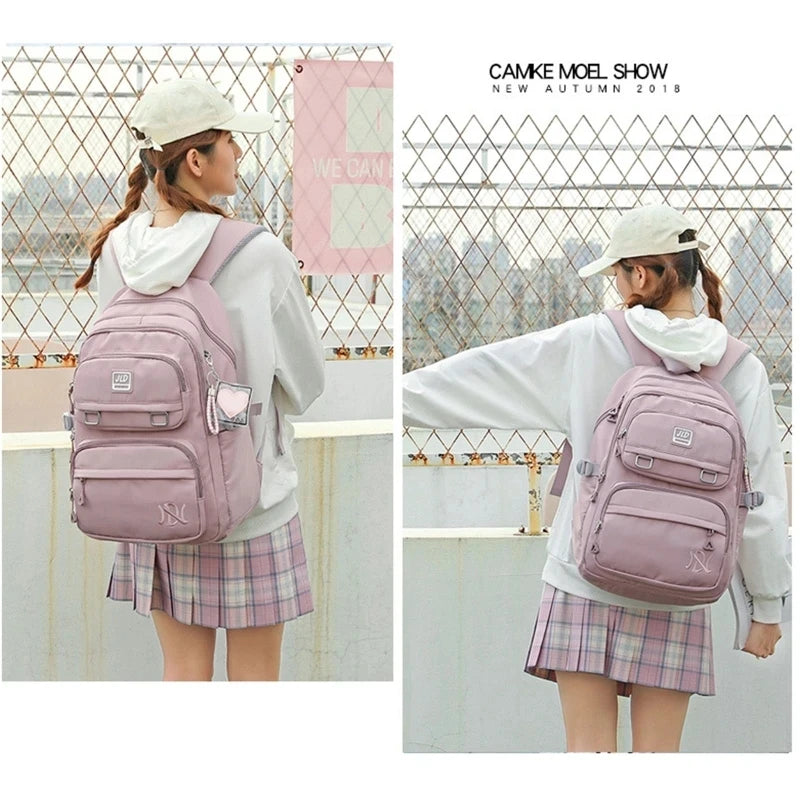 School Backpack for Girls - Kids Teen Women Bookbag for Primary & Secondary Students