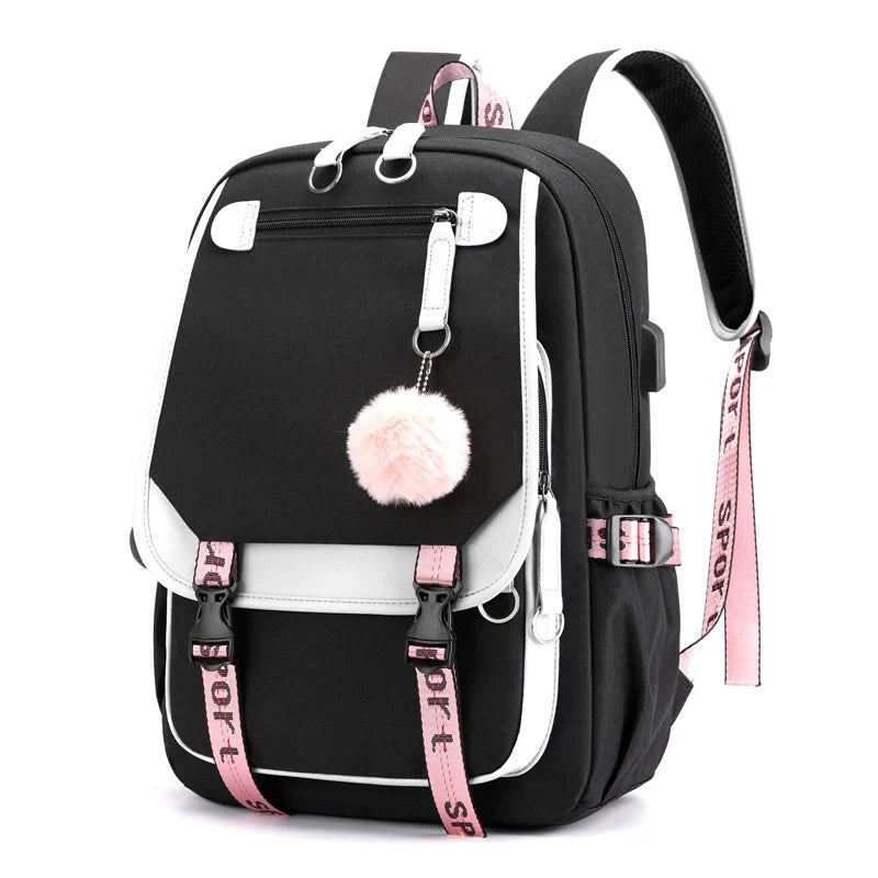 Kawaii School Backpack - Harajuku Fashion Bag for Boys & Girls