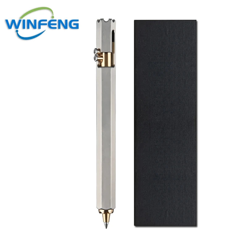 🔥 JAMES BOND'S PEN! Premium Tactical Defense Tool - Steel & Brass Survival Kit 🔫