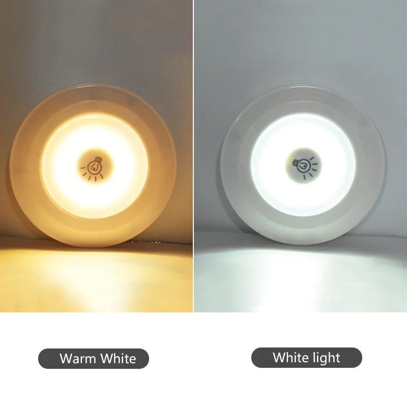 Smart Wireless LED Under Cabinet Lights - Dimmable Remote Control Kitchen & Wardrobe Lighting