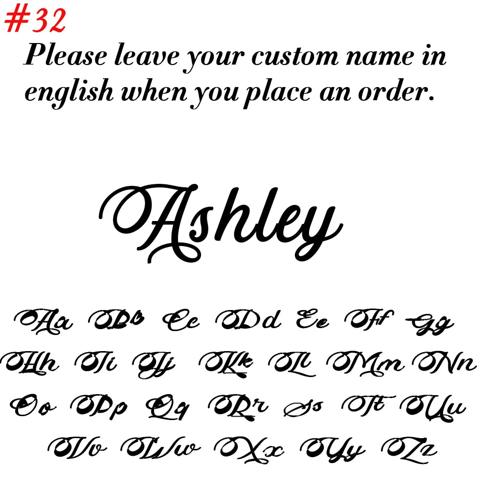 Custom Name Necklace – Personalized Cursive Pendant in Stainless Steel