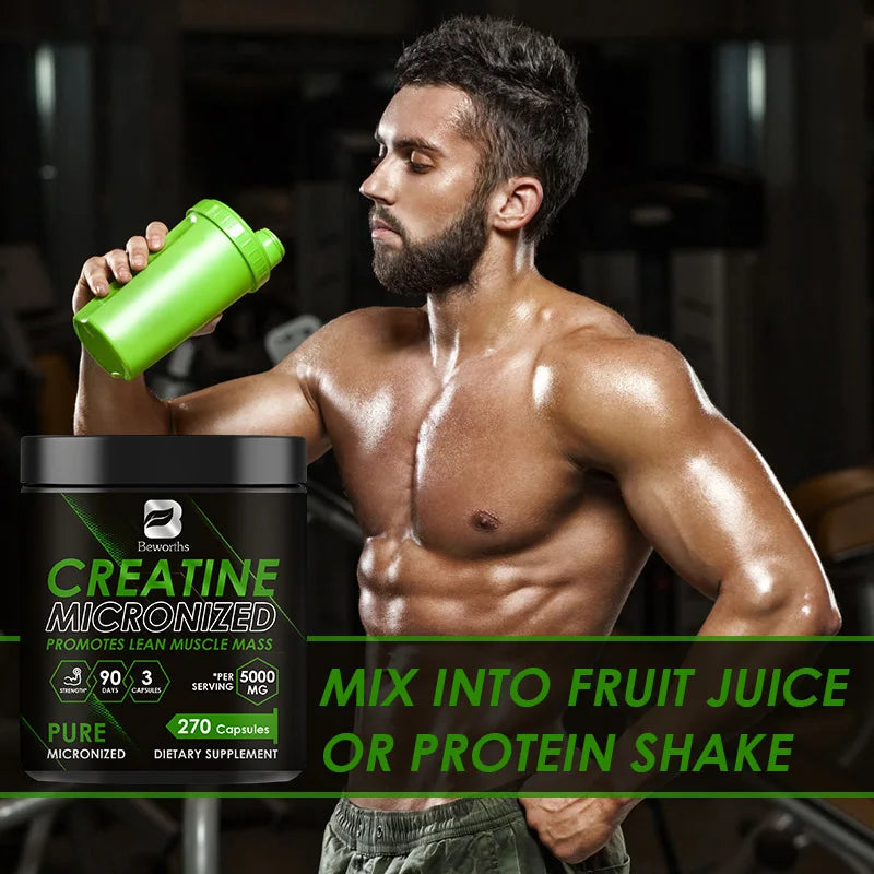 Creatine Monohydrate Powder - Muscle Building, Strength & Performance Supplement