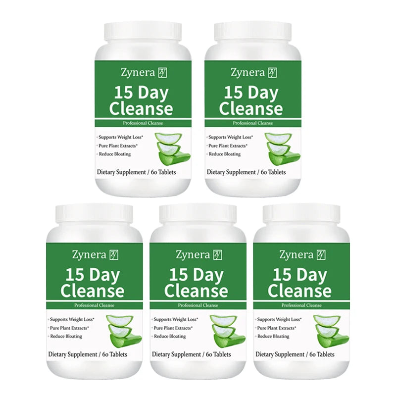 Aloe Vera Detox & Slimming Capsules - Powerful Fat Burner for Men & Women