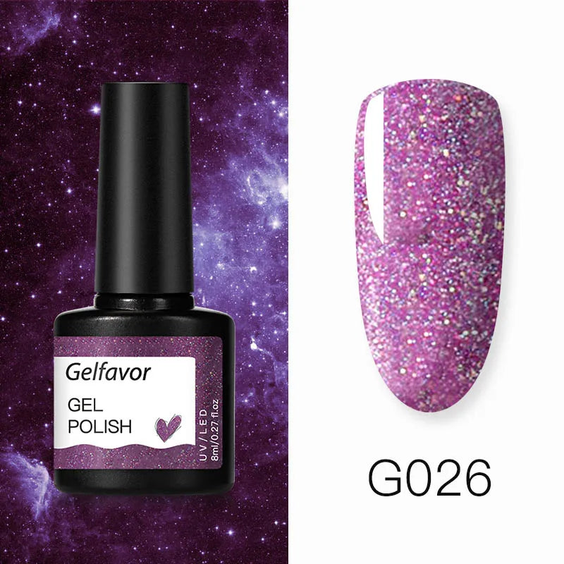 ROSALIND Gel Nail Polish 8ml - Semi-Permanent UV Gel, Solid Color, Salon Quality