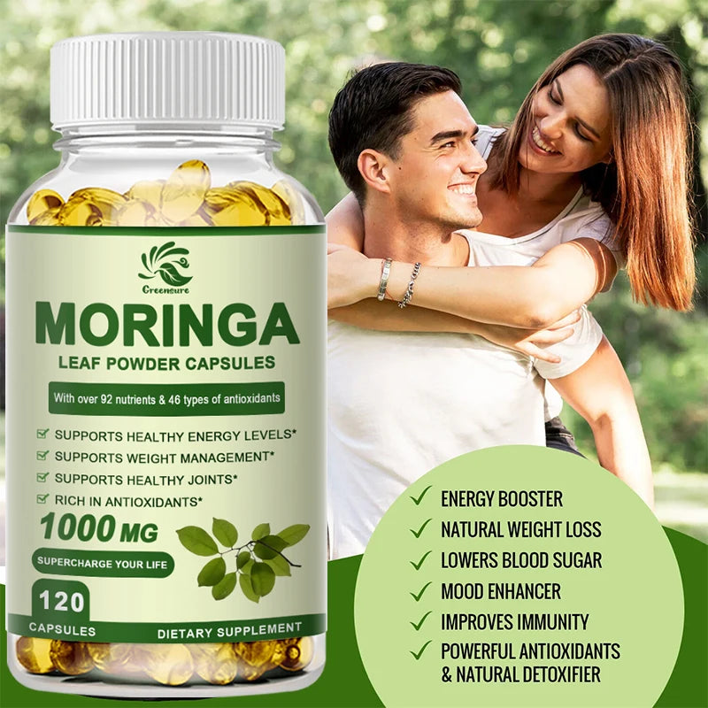 Moringa Extract Capsules - Superfood for Weight Loss, Metabolism & Wellness Support