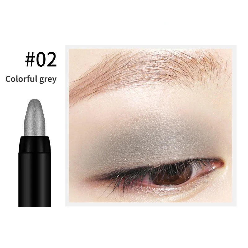Bling Eye Shadow Pen - 16 Colors Glitter Eyeshadow Stick, Pearlescent Shimmer Pencil