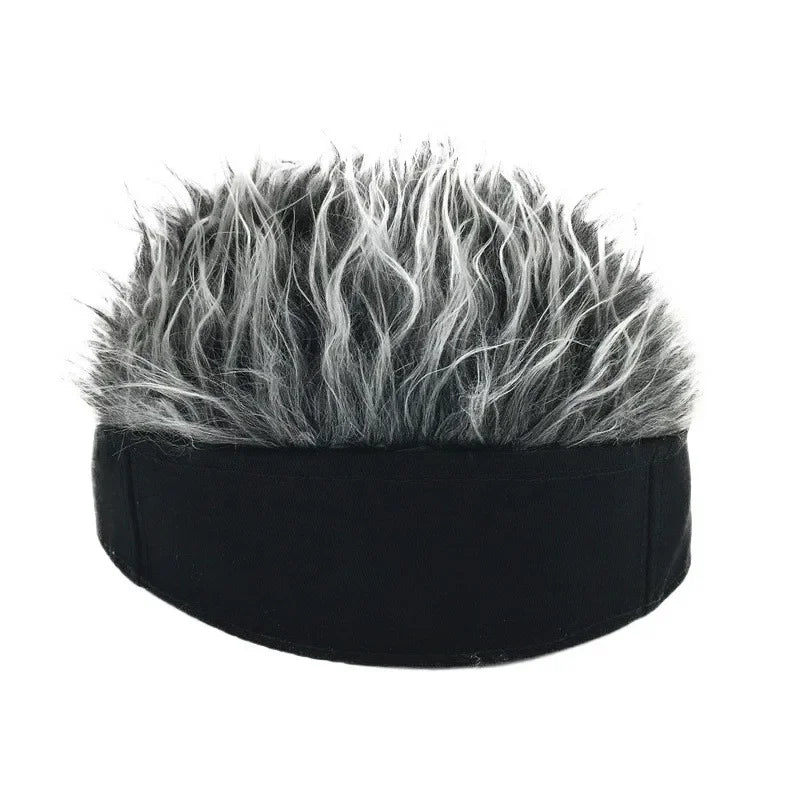 Cosplay Wig Cap - Adjustable Hip-Hop Cartoon Hair Hat for Role-Playing & Performance