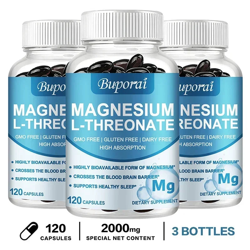 Magnesium L-Threonate - Brain Health, Memory & Focus Enhancement Supplement