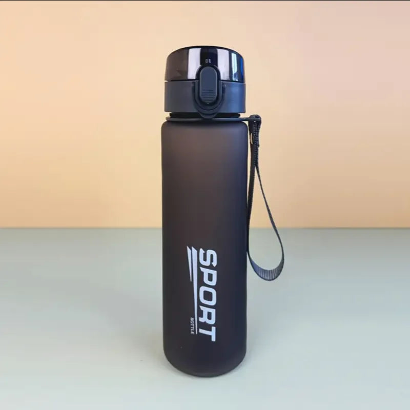 Leak-Proof Sports Water Bottle - BPA-Free 400ml/560ml Portable Bottle for Hiking & Travel