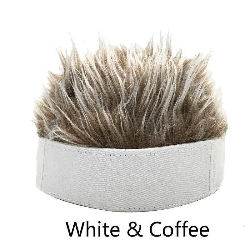 Cosplay Wig Cap - Adjustable Hip-Hop Cartoon Hair Hat for Role-Playing & Performance