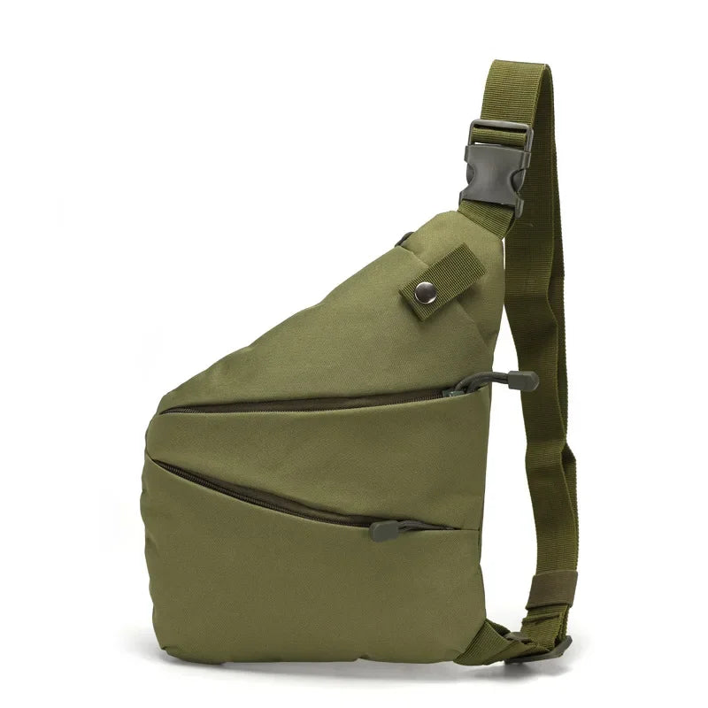 Camouflage Tactical Chest Bag – Waterproof Crossbody for Men