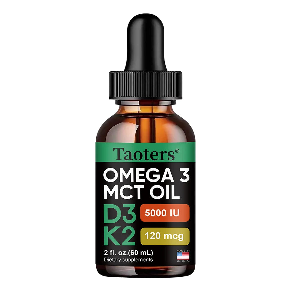 ☀️ SUNSHINE IN A BOTTLE! Vitamin D3+K2 Liquid Drops - Maximum Absorption Formula 💧