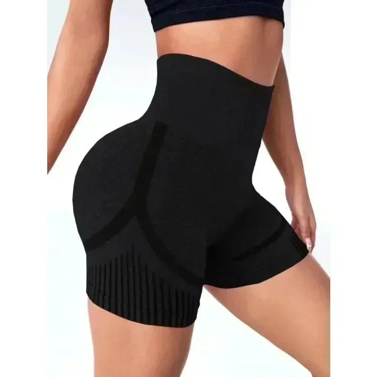 Women Yoga Shorts High Waist Workout Shorts Fitness Yoga Lift Butt Fitness Ladies Yoga Gym Running Short Pants Sportswear