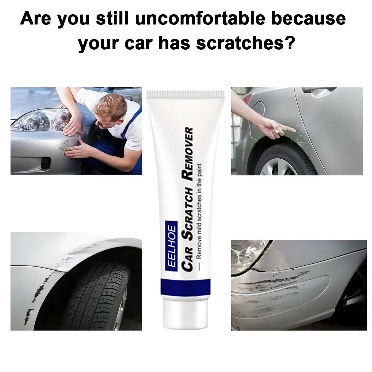 Car Scratch Remover – Paint Repair & Polishing Paste for Light Scratches & Swirl Marks