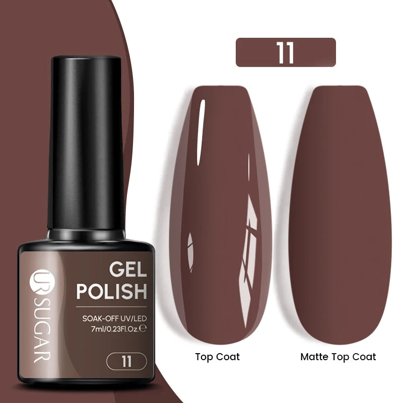 Glitter Gel Nail Polish – Semi-Permanent UV LED Gel with Sparkling Shimmer Finish
