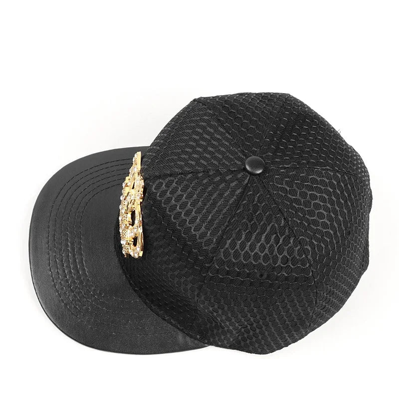 Royal King Crown Baseball Cap - Hip-Hop Snapback Hat for Men, Women & Youth