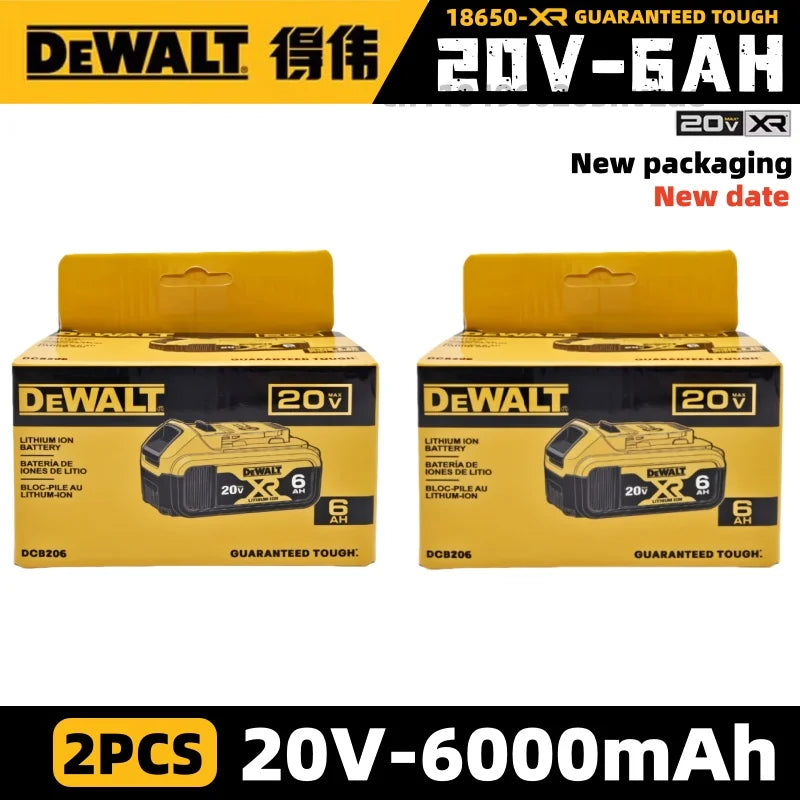 🔋 BATTERY BLOWOUT! 100% Original DeWalt 20V 6.0Ah Battery - High Performance Lithium-Ion Power