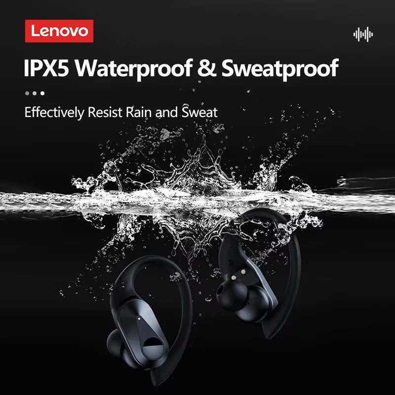 Lenovo LP75 Bluetooth 5.3 TWS Ear Hook Earbuds