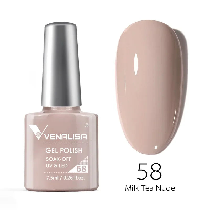Full Coverage Gel Nail Polish – Semi-Permanent UV LED Gel for Salon & Home Use
