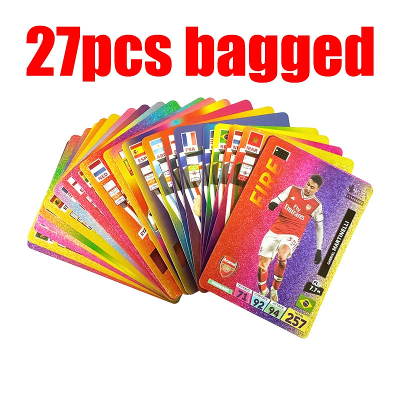 Football Trading Cards 27 Pcs – Limited Edition Star Player Signature Series