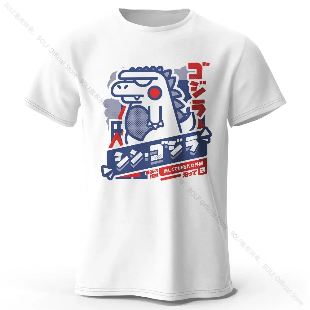 Harajuku Animal Print Cotton T-Shirt Unisex Casual