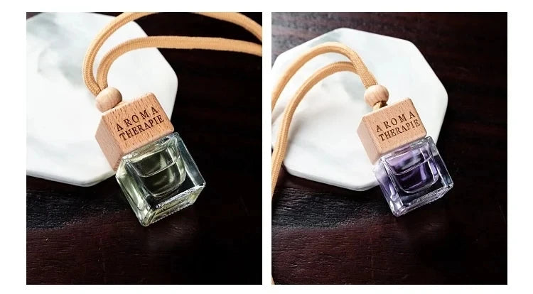 Car Mirror Pendant Air Freshener - Long-Lasting Fragrance Decoration to Eliminate Smoke Odor