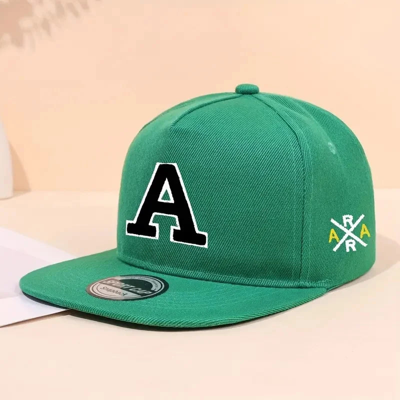 Letter Embroidered Baseball Cap - Adjustable Hip-Hop Sun Hat for Outdoor, Beach & City Wear