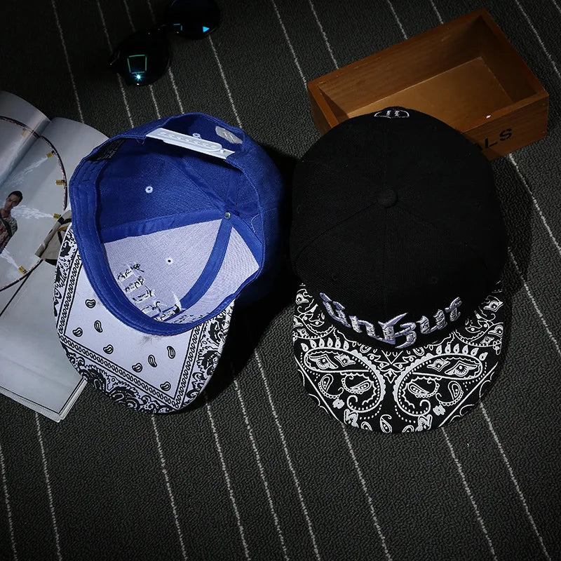 Korean Style Flat Brim Hip-Hop Cap - Unisex Couple Baseball Hat for Streetwear Fashion