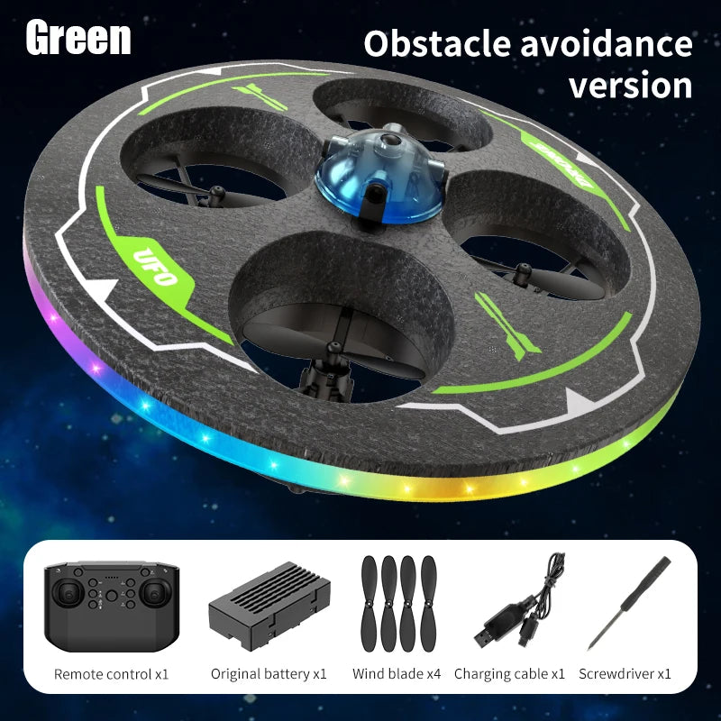 MX85 UFO Mini Drone for Kids - Intelligent Obstacle Avoidance, Safe Foam Design (50g)