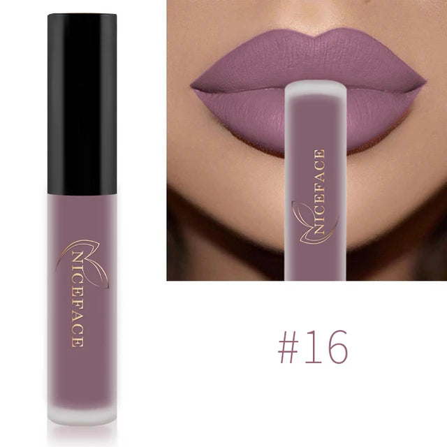 Waterproof Matte Liquid Lipstick - 25 Colors, Long-Lasting Lip Gloss