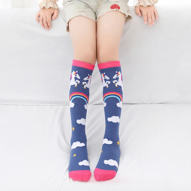 Cute Cartoon Kids Socks Animal Pattern Crew