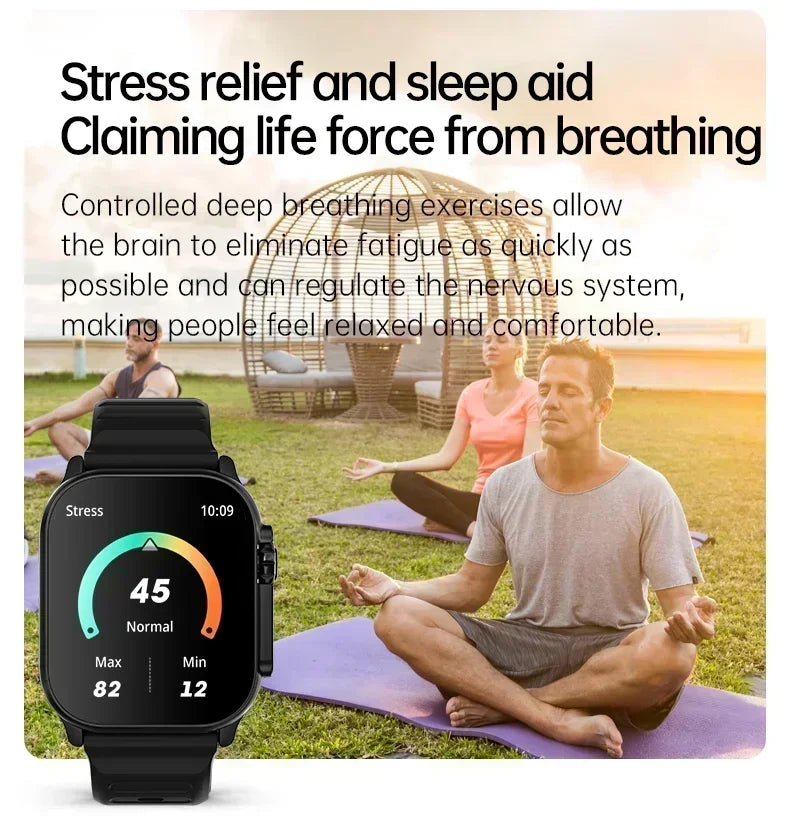 Watch 10 Ultra Smart Watch 49mm — NFC, GPS, Bluetooth Call & Wireless Charging