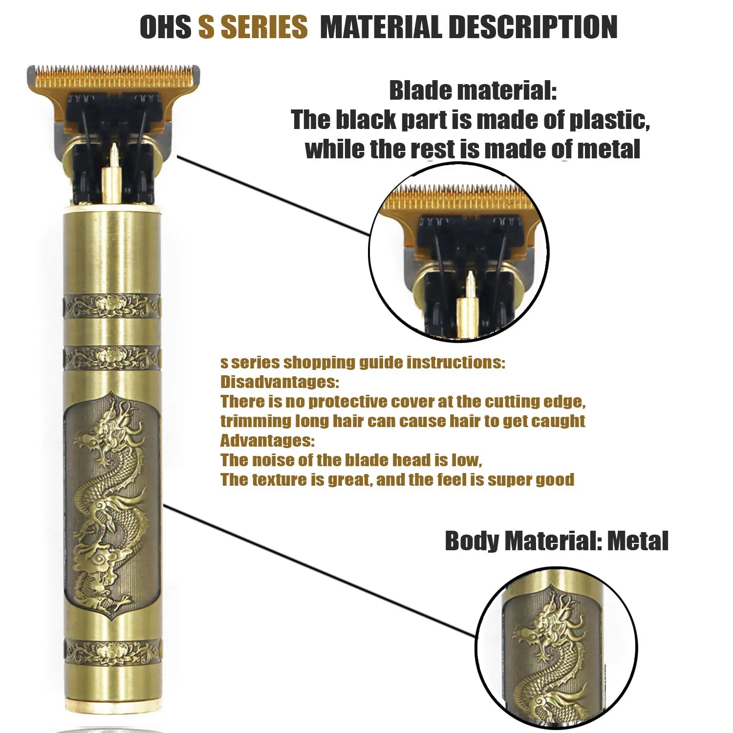 Rechargeable Waterproof Barber Trimmer for Men – Multi-Purpose Grooming Kit
