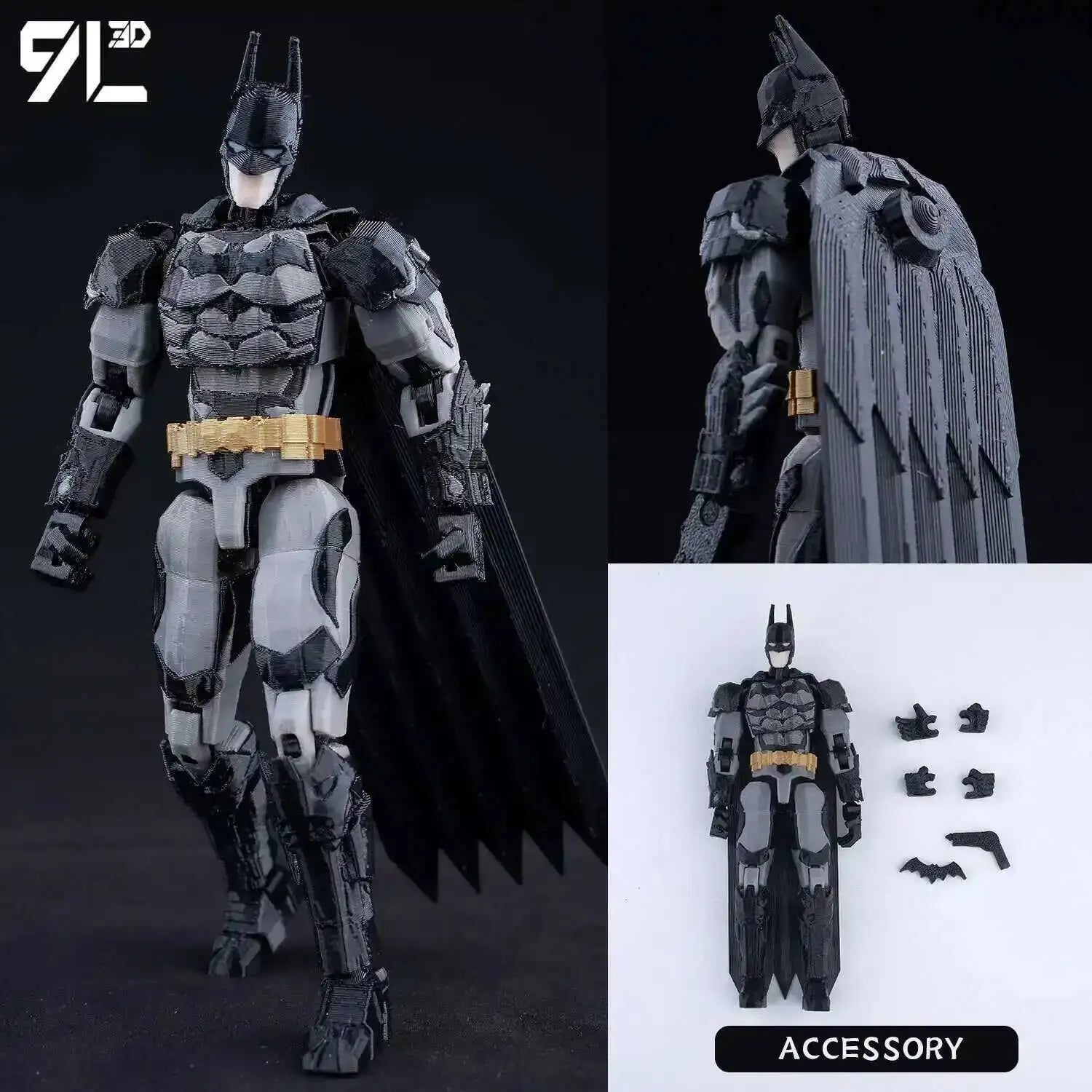 Batman Superman Action Figure – Poseable Hero Toy