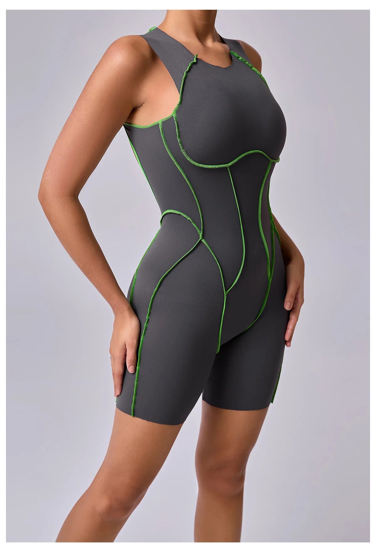 Women's Athletic Jumpsuit - One-Piece Yoga & Fitness Bodysuit for Workout & Gym