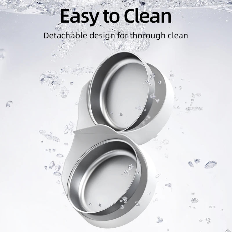 ROJECO Stainless Steel Single & Double Bowl Pet Feeder – 4L