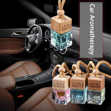 Car Mirror Pendant Air Freshener - Long-Lasting Fragrance Decoration to Eliminate Smoke Odor