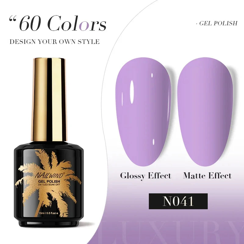 ROSALIND Gel Nail Polish 8ml - Semi-Permanent UV Gel, Solid Color, Salon Quality
