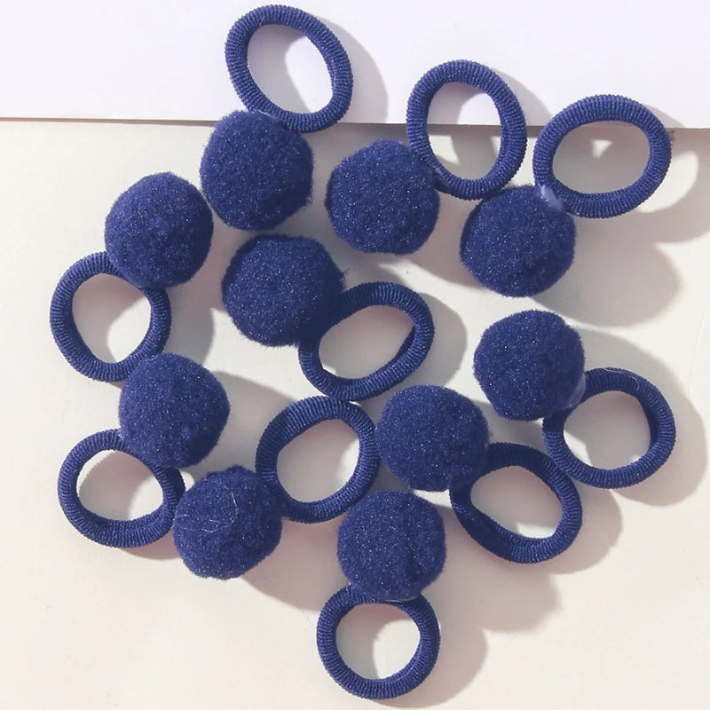 Kids Nylon Elastic Hair Bands – Small Hair Tie Scrunchie Set for Girls | Soft & Gentle