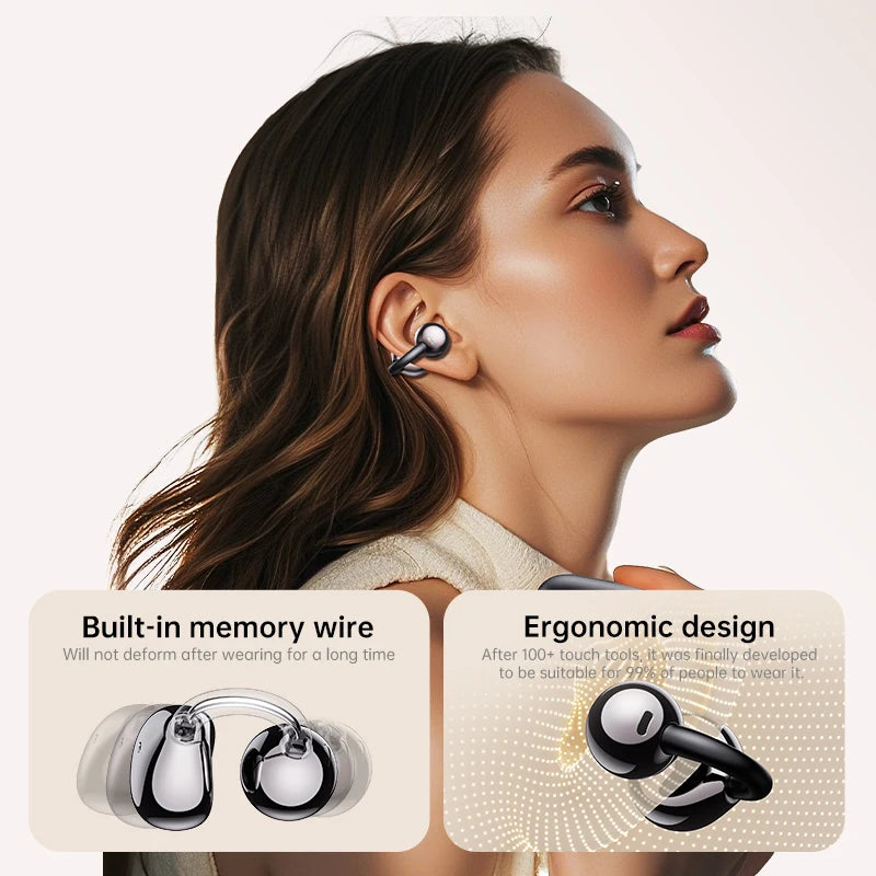 AI Translation Earbuds – True Wireless with ANC, LED Display & Wireless Charging Case